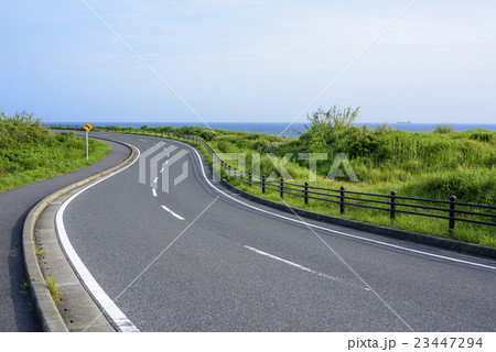 S字カーブの道 S字カーブの道 23447294