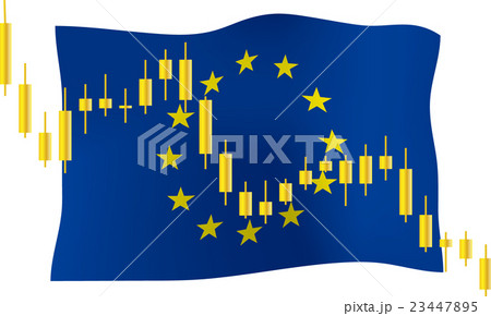 欧州旗＿イラスト＿株価 23447895