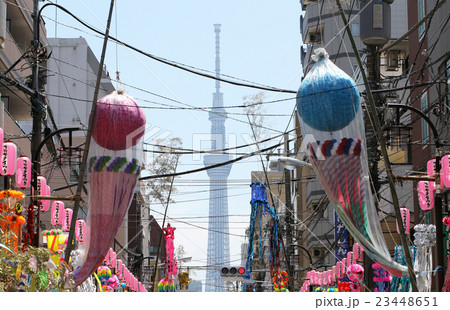 七夕まつりと東京スカイツリー 23448651