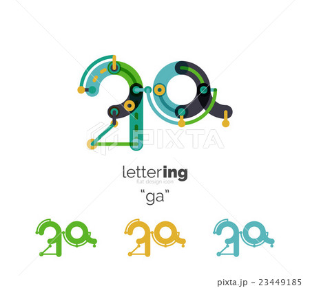 Alphabet letter font logo business icon Alphabet letter font logo business icon 23449185