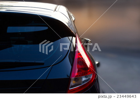Back light of city car on  street background Back light of city car on  street background 23449643