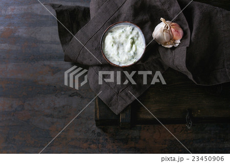 Greek sauce tzatziki Greek sauce tzatziki 23450906