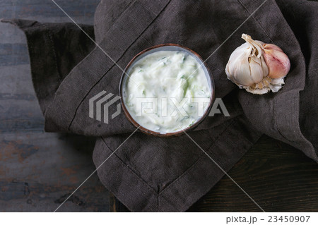 Greek sauce tzatziki Greek sauce tzatziki 23450907