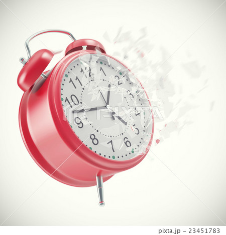 Soaring Clock alarm clock with broken glass 23451783