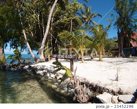 パラオ カープ島の自然に溢れたカープ アイランド リゾートの写真素材