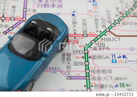 地図 東北自動車道 23452715