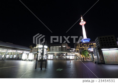 Kyoto Japan cityscape at night 23454531