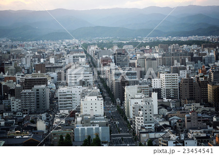 Kyoto, Japan cityscape on sunrise 23454541