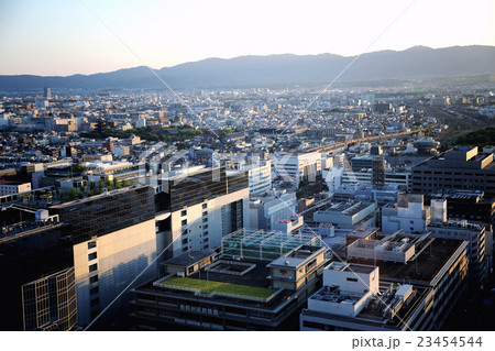 Kyoto, Japan cityscape on sunrise 23454544