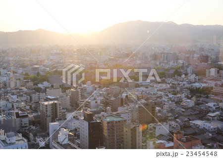 Kyoto, Japan cityscape on sunrise 23454548