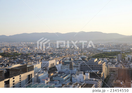 Kyoto, Japan cityscape on sunrise 23454550