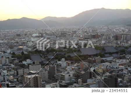 Kyoto, Japan cityscape on sunrise 23454551