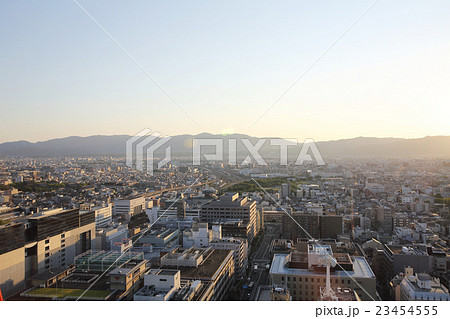 Kyoto, Japan cityscape on sunrise 23454555