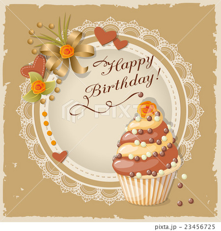 birthday card with cake 23456725