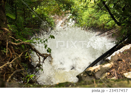 Water flooding down from the moutain Water flooding down from the moutain 23457457