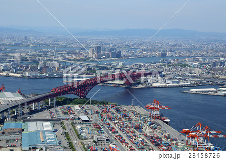 大阪港大橋空撮 大阪港大橋空撮 23458726
