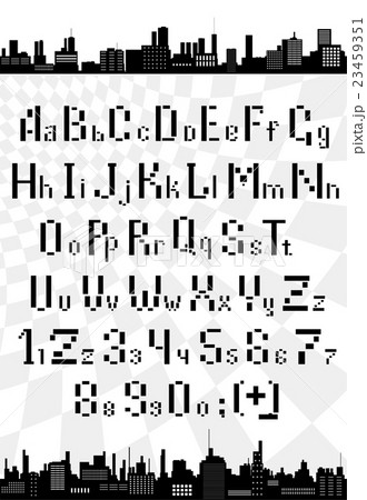 Vector English alphabet Vector English alphabet 23459351