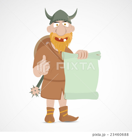 Funny cartoon viking Funny cartoon viking 23460688