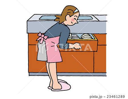 台所のお母さん 23461289