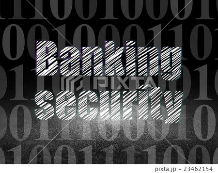 Protection concept: Banking Security in grunge 23462154