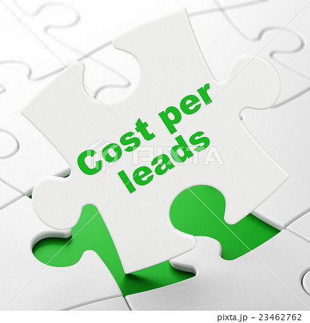 Business concept: Cost Per Leads on puzzle 23462762