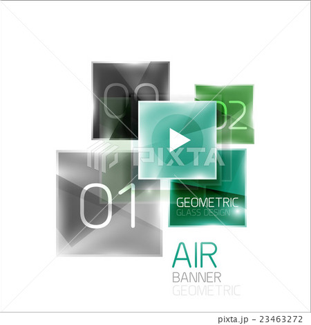 Air glossy square composition 23463272