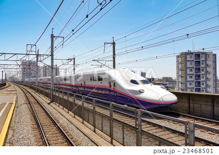 東北上越新幹線　E4系　中浦和駅 23468501