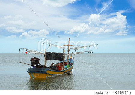 Small squid fishing boats 23469115