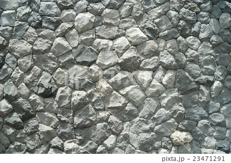 Grey stone on the ground texture background 23471291