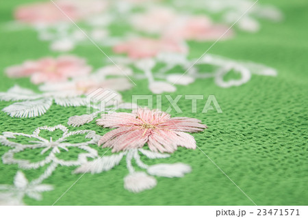 テクスチャー　和素材　帯揚  ちりめん　ちりめん加工 23471571