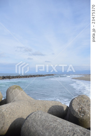 テトラポッド･海（岩瀬浜海水浴場／富山県富山市岩瀬） 23475370