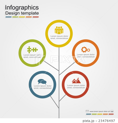 Infographic design template. Vector illustration. 23476497