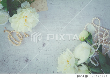 White peony flowers White peony flowers 23476553