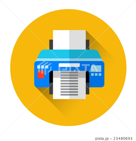 Office Printer Colorful Icon Office Printer Colorful Icon 23480693