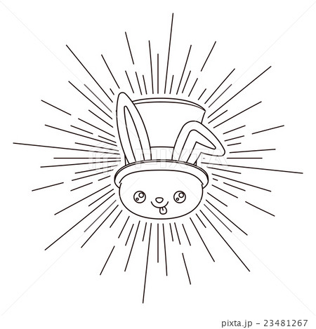 animal snowman hat isolated icon design animal snowman hat isolated icon design 23481267