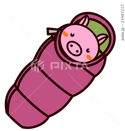 寝袋に入る動物シリーズ 23487217