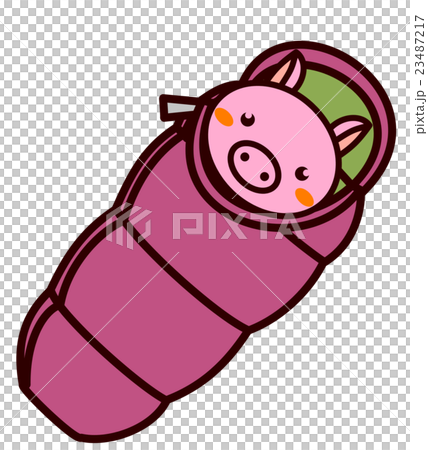 寝袋に入る動物シリーズ 23487217