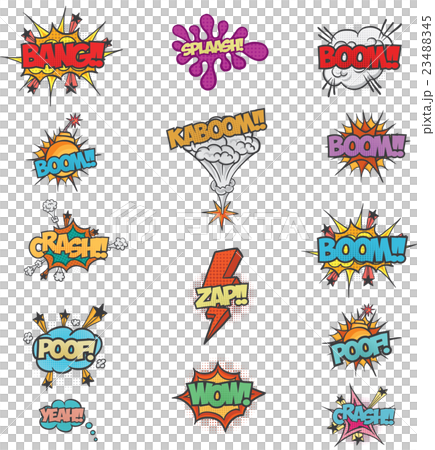 Comic speech bubbles Comic speech bubbles 23488345