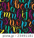 Hand drawn abc letters seamless pattern 23491181