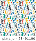Hand drawn abc letters seamless pattern 23491190