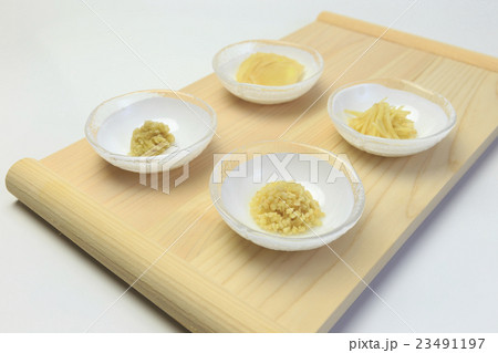 たべもの 薬味 生姜 たべもの 薬味 生姜 23491197