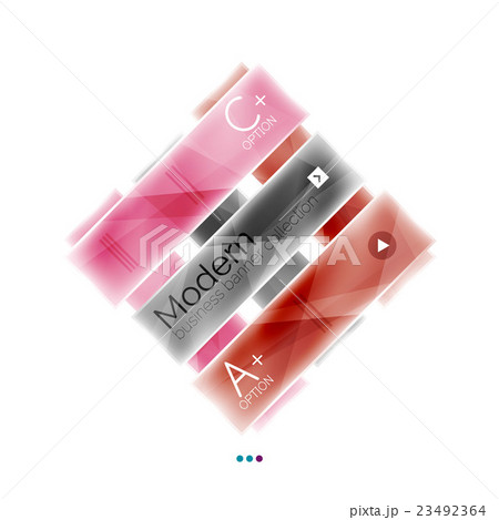 Business stripes geometric infographics box Business stripes geometric infographics box 23492364