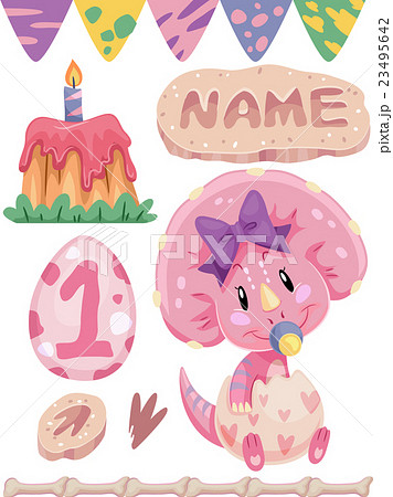 Number Design Triceratops 1st Bday 23495642