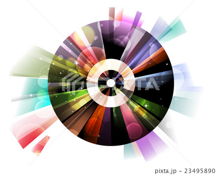 Vinyl Abstract Rainbow Lights 23495890