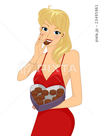 Girl Chocolate Heart Box 23495961