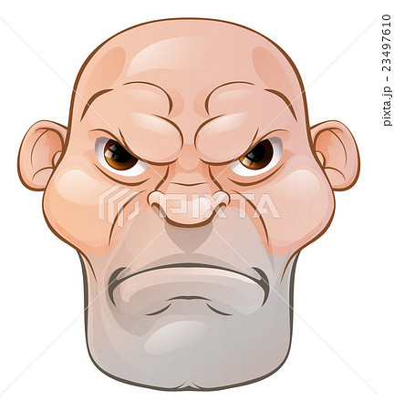 Mean Angry Cartoon Man 23497610