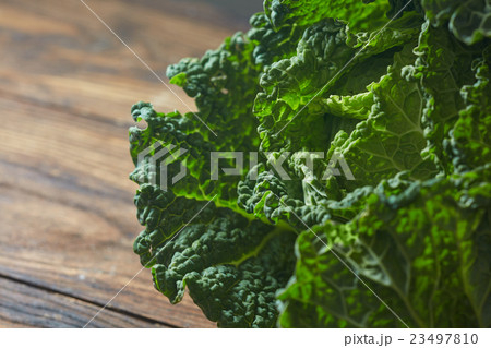 Savoy cabbage super food close up Savoy cabbage super food close up 23497810