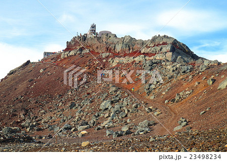 日本最高峰富士山剣ヶ峰 23498234
