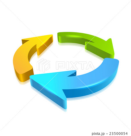 Circular Arrow 3D 23500054