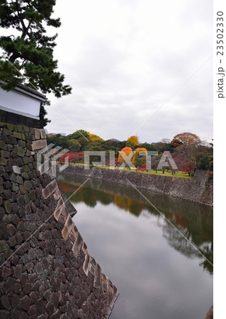 皇居北桔橋門から見た紅葉風景 皇居北桔橋門から見た紅葉風景 23502330
